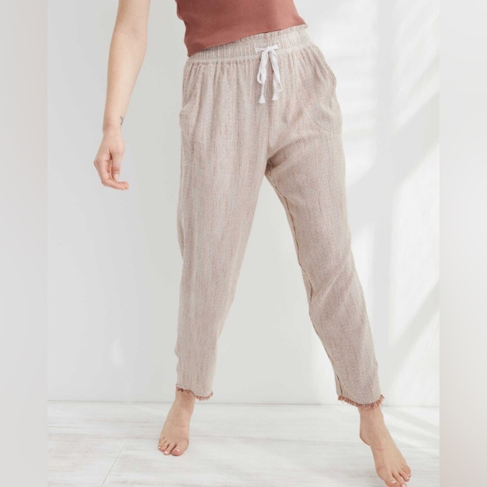 Aerie gauze high‎ waisted pants Sz S NWT